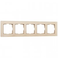 Рамка Werkel Favorit на 5 постов шампань W0051111 4690389160134