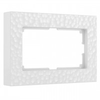 Рамка Werkel Hammer для двойной розетки белый W0082401 4690389163593 Рамка Werkel Hammer для двойной розетки белый W0082401 4690389163593