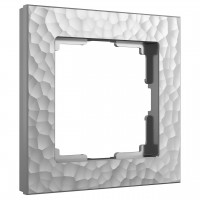 Рамка Werkel Hammer на 1 пост серебряный W0012406 4690389163357 Рамка Werkel Hammer на 1 пост серебряный W0012406 4690389163357