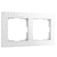 Рамка Werkel Hammer на 2 поста белый W0022401 4690389163388 Рамка Werkel Hammer на 2 поста белый W0022401 4690389163388
