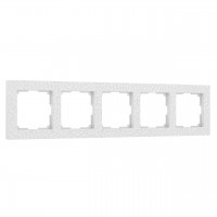Рамка Werkel Hammer на 5 постов белый W0052401 4690389163531