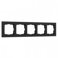 Рамка Werkel Hammer на 5 постов черный W0052408 4690389163579 Рамка Werkel Hammer на 5 постов черный W0052408 4690389163579