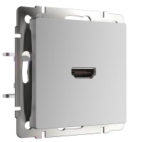 Розетка HDMI Werkel серебряный WL06-60-11 4690389110993 Розетка HDMI Werkel серебряный WL06-60-11 4690389110993