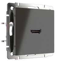 Розетка HDMI Werkel серо-коричневый WL07-60-11 4690389111020 Розетка HDMI Werkel серо-коричневый WL07-60-11 4690389111020