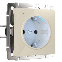 Розетка с заземлением с подветкой Werkel слоновая кость W1171403 4690389171673 Розетка с заземлением с подветкой Werkel слоновая кость W1171403 4690389171673