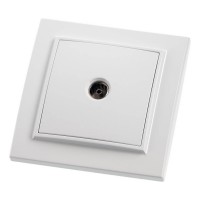 Розетка телевизионная Feron Stekker Эрна белый PST00900801 39048 Розетка телевизионная Feron Stekker Эрна белый PST00900801 39048