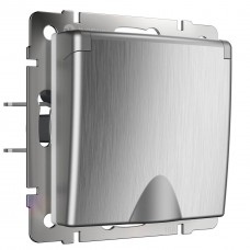 Розетка влагозащищенная с заземлением с защитной крышкой и шторками Werkel cеребряный рифленый W1171209 4690389159800 Розетка влагозащищенная с заземлением с защитной крышкой и шторками Werkel cеребряный рифленый W1171209 4690389159800