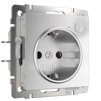 Розетка Wi-Fi Werkel серебряный W1171606 4690389176074 Розетка Wi-Fi Werkel серебряный W1171606 4690389176074
