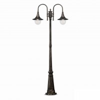 Садово-парковый светильник Ideal Lux Cima Pt2 Nero Antico 024097