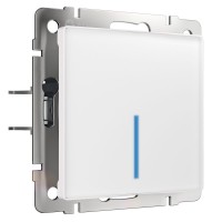 Сенсорный выключатель одноклавишный Werkel с подсветкой белый W4510001 4690389179518 Сенсорный выключатель одноклавишный Werkel с подсветкой белый W4510001 4690389179518