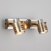 Спот Eurosvet 23463/2 хром/античная бронза Спот Eurosvet 23463/2 хром/античная бронза