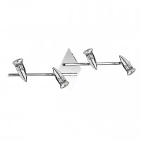 Спот Ideal Lux Alfa PL4 Cromo 089584 Спот Ideal Lux Alfa PL4 Cromo 089584