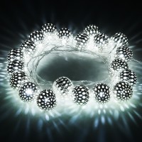 Светодиодная гирлянда Eurosvet нить 230V 400-003 хром/белый с эффектом мерцания Светодиодная гирлянда Eurosvet нить 230V 400-003 хром/белый с эффектом мерцания