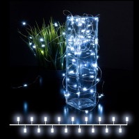 Светодиодная гирлянда Eurosvet Нить Роса 230V 400-007 белый Светодиодная гирлянда Eurosvet Нить Роса 230V 400-007 белый