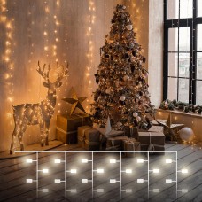 Светодиодная гирлянда Eurosvet Занавес Роса 230V 200-004 теплый белый Светодиодная гирлянда Eurosvet Занавес Роса 230V 200-004 теплый белый