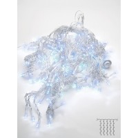 Светодиодная гирлянда Feron Бахрома 230V 5000K холодный белый без мерцания CL22 32344 Светодиодная гирлянда Feron Бахрома 230V 5000K холодный белый без мерцания CL22 32344