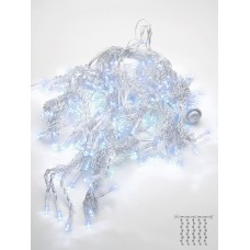 Светодиодная гирлянда Feron Бахрома 230V 5000K холодный белый с мерцанием CL23 32352 Светодиодная гирлянда Feron Бахрома 230V 5000K холодный белый с мерцанием CL23 32352