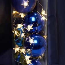 Светодиодная гирлянда Feron Звездочки USB теплый белый без мерцания CL571 41644 Светодиодная гирлянда Feron Звездочки USB теплый белый без мерцания CL571 41644