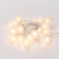 Светодиодная гирлянда Uniel шишки 220V белый ULD-S0280-020/DTA Warm White IP20 PINE CONES 09582 Светодиодная гирлянда Uniel шишки 220V белый ULD-S0280-020/DTA Warm White IP20 PINE CONES 09582