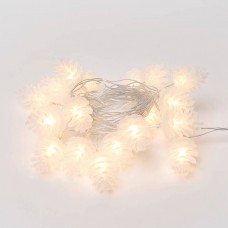 Светодиодная гирлянда Uniel шишки 220V белый ULD-S0280-020/DTA Warm White IP20 PINE CONES 09582 Светодиодная гирлянда Uniel шишки 220V белый ULD-S0280-020/DTA Warm White IP20 PINE CONES 09582