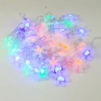 Светодиодная гирлянда Uniel Снежинки-3 220V разноцветный ULD-S0500-050/DTA Multi IP20 Snowflakes-3 UL-00007195