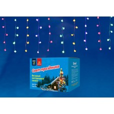 Светодиодная гирлянда Uniel занавес Бриллианты 220V разноцветный ULD-E2805-100/DTA Multi IP20 Diamond UL-00003940 Светодиодная гирлянда Uniel занавес Бриллианты 220V разноцветный ULD-E2805-100/DTA Multi IP20 Diamond UL-00003940