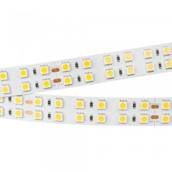 Светодиодная лента Arlight 34,4W/m 144LED/m 5060SMD теплый белый 5M 012443(1)