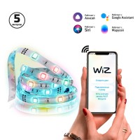 Светодиодная лента Gauss Smart Home 3,2W/m 54LED/m RGBW 5M 5020122 Светодиодная лента Gauss Smart Home 3,2W/m 54LED/m RGBW 5M 5020122