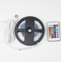 Светодиодная лента Uniel 4W/m RGB 3M ULS-U12 3M/RGB/1.5M/USB/RC IP20 RUA02C24 UL-00007534 Светодиодная лента Uniel 4W/m RGB 3M ULS-U12 3M/RGB/1.5M/USB/RC IP20 RUA02C24 UL-00007534