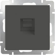 Телефонная розетка Werkel RJ-11 серо-коричневая WL07-RJ-11 4690389054082