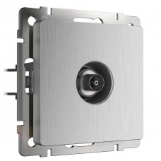 ТВ-розетка оконечная Werkel cеребряный рифленый W1183009 4690389159909 ТВ-розетка оконечная Werkel cеребряный рифленый W1183009 4690389159909