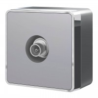 ТВ-розетка оконечная Werkel Gallant серебряный W5083006 4690389167201 ТВ-розетка оконечная Werkel Gallant серебряный W5083006 4690389167201
