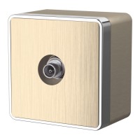 ТВ-розетка оконечная Werkel Gallant шампань рифленый WL15-21-01 4690389129704 ТВ-розетка оконечная Werkel Gallant шампань рифленый WL15-21-01 4690389129704