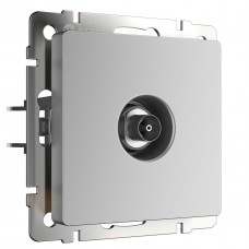 ТВ-розетка оконечная Werkel серебряный W1183006 4690389156533 ТВ-розетка оконечная Werkel серебряный W1183006 4690389156533