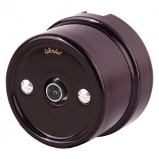 ТВ розетка Werkel Retro коричневая WL18-02-05 4690389100734 ТВ розетка Werkel Retro коричневая WL18-02-05 4690389100734