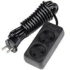 Удлинитель Uniel 2гн х 3м б/з Standard S-CD2-3 Black UL-00003603 Удлинитель Uniel 2гн х 3м б/з Standard S-CD2-3 Black UL-00003603
