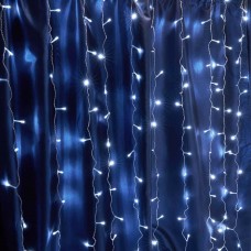Уличная светодиодная гирлянда Feron Занавес 230V белый эффект стробов с мерцанием CL24 41631 Уличная светодиодная гирлянда Feron Занавес 230V белый эффект стробов с мерцанием CL24 41631
