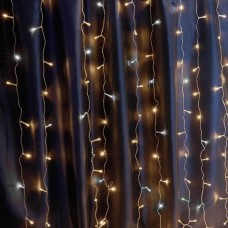 Уличная светодиодная гирлянда Feron Занавес 230V теплый белый эффект стробов с мерцанием CL24 41630 Уличная светодиодная гирлянда Feron Занавес 230V теплый белый эффект стробов с мерцанием CL24 41630