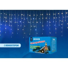 Уличная светодиодная гирлянда Uniel бахрома 220V теплый белый-белый ULD-B3010-200/TTK Warmwhite-White IP44 UL-00003949 Уличная светодиодная гирлянда Uniel бахрома 220V теплый белый-белый ULD-B3010-200/TTK Warmwhite-White IP44 UL-00003949