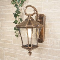 Уличный настенный светильник Elektrostandard Virgo D черное золото 4690389064845 Уличный настенный светильник Elektrostandard Virgo D черное золото 4690389064845