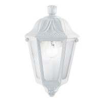 Уличный настенный светильник Ideal Lux Anna AP1 Small Bianco 120430 Уличный настенный светильник Ideal Lux Anna AP1 Small Bianco 120430