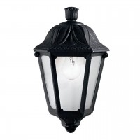 Уличный настенный светильник Ideal Lux Anna AP1 Small Nero 101552 Уличный настенный светильник Ideal Lux Anna AP1 Small Nero 101552