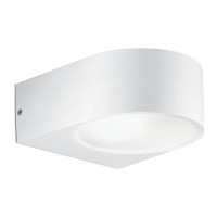 Уличный настенный светильник Ideal Lux Iko AP1 Bianco 018522 Уличный настенный светильник Ideal Lux Iko AP1 Bianco 018522