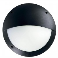 Уличный настенный светильник Ideal Lux Lucia-2 AP1 Nero 096698 Уличный настенный светильник Ideal Lux Lucia-2 AP1 Nero 096698