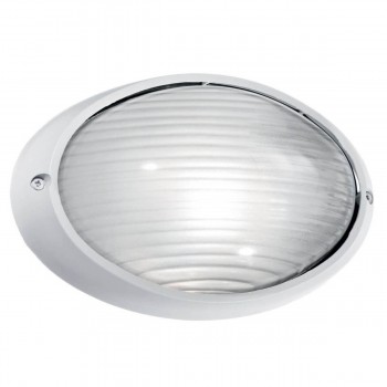 Уличный настенный светильник Ideal Lux Mike AP1 Small Bianco 066899