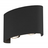 Уличный настенный светодиодный светильник Elektrostandard 1555 Techno Led черный 4690389068379 Уличный настенный светодиодный светильник Elektrostandard 1555 Techno Led черный 4690389068379