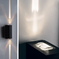 Уличный настенный светодиодный светильник Italline IT01-A150/2 black Уличный настенный светодиодный светильник Italline IT01-A150/2 black