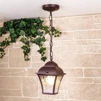 Уличный подвесной cветильник Elektrostandard Apus H шоколад GL 1009H 4690389134173 Уличный подвесной cветильник Elektrostandard Apus H шоколад GL 1009H 4690389134173