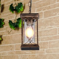 Уличный подвесной светильник Elektrostandard Spica H черное золото GL 1026H 4690389150159 Уличный подвесной светильник Elektrostandard Spica H черное золото GL 1026H 4690389150159