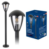 Уличный светильник Uniel UUL-T80A 60W/E27 IP54 Black UL-00006817 Уличный светильник Uniel UUL-T80A 60W/E27 IP54 Black UL-00006817